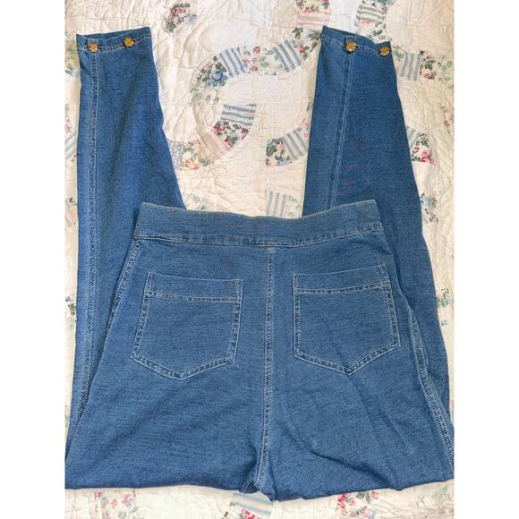 VINTAGE 90's LEGATTE ITALY STRETCH JEANS SWEATPANTS LEGGINGS - Picture 2 of 9